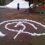 Snow Labyrinth, Toronto City of Labyrinths Project, Winter Fun Day, Christie Pits Park