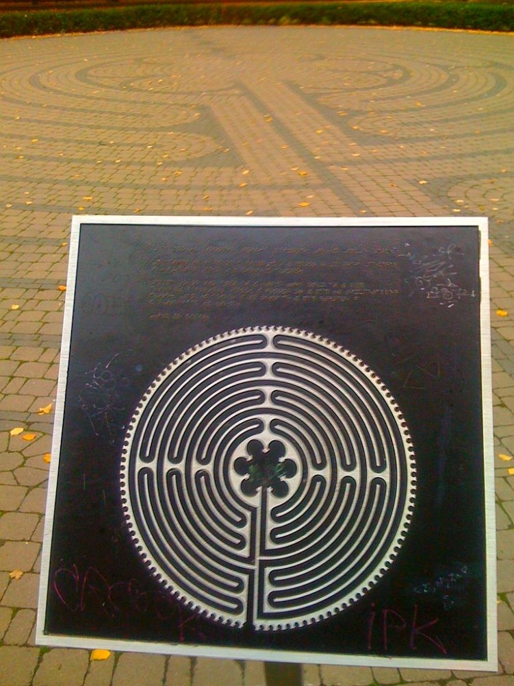 At the Toronto labyrinth there is also a Braille labyrinth for fingers twitter-com-shawnmicallef-status-125689384065441792