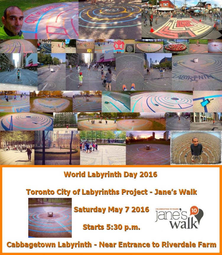 Labarynths World Labyrinth Day 2016: Toronto City of Labyrinths Project – Jane’s ...