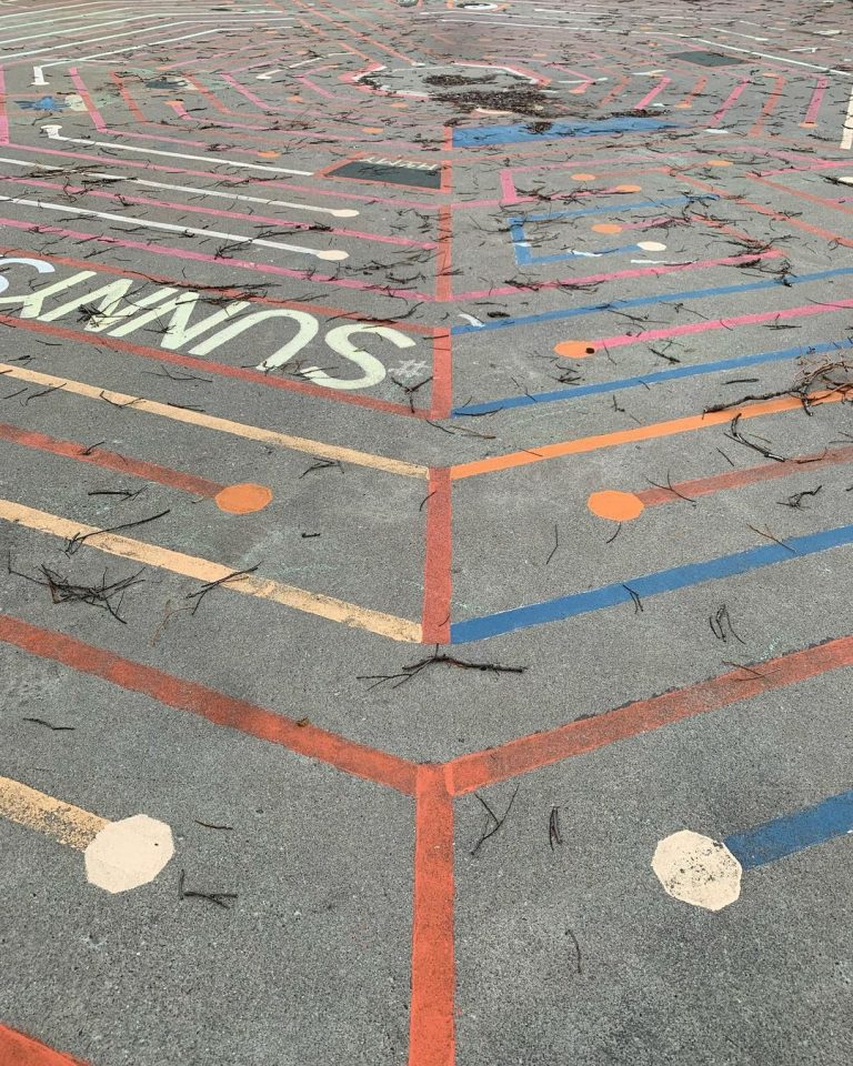 Twigs within The Path – Octagon Labyrinth – Wading Pool – Budapest Park ...